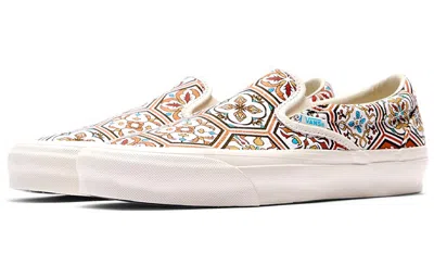 Vans Kith X Classic Slip-on 'brown Moroccan Pattern' In Brown