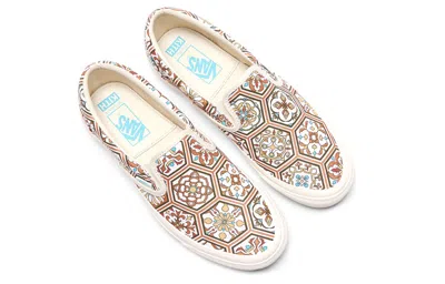 Vans Kith X Classic Slip-on 'brown Moroccan Pattern' In Brown