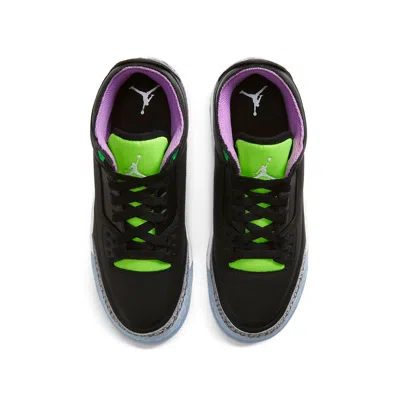 Air Jordan (gs)  3 Retro 'electric Green' In Black