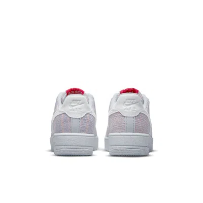 Nike (gs)  Air Force 1 Crater Flyknit 'wolf Grey' In Multi