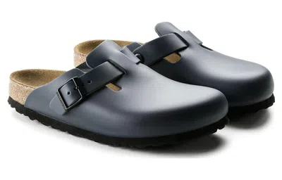 Birkenstock Boston Natural Leather 'blue'