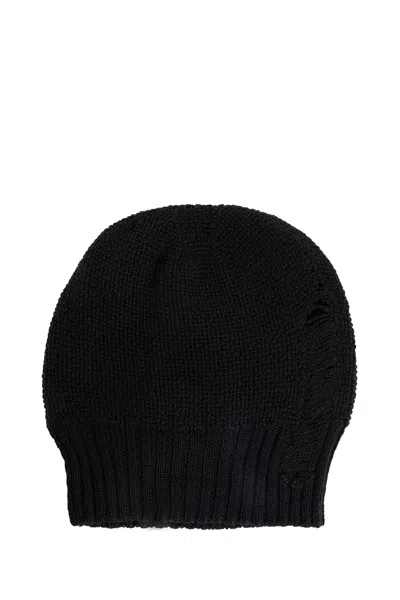 Ann Demeulemeester Edon Destroyed Seed Stitch Beanie