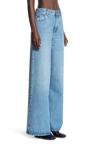 Chloé High-rise Wide-leg Jeans In Light Wash Denim