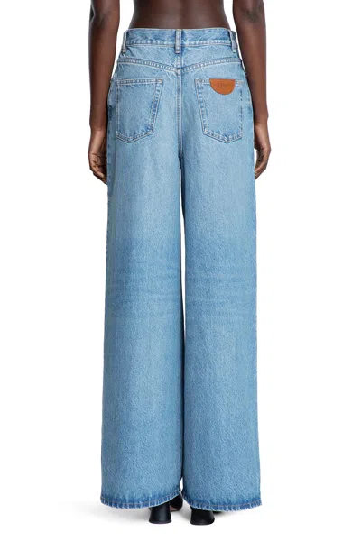 Chloé High-rise Wide-leg Jeans In Light Wash Denim