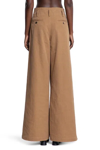 Chloé High-rise Wide-leg Pants In Cotton Canvas