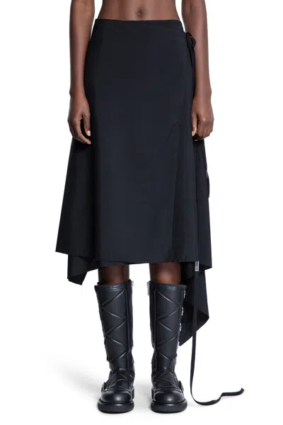 Ann Demeulemeester Ylva Midi Wrap Skirt