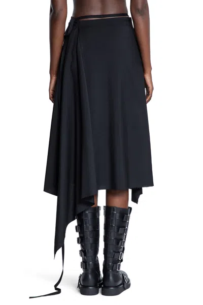 Ann Demeulemeester Ylva Midi Wrap Skirt