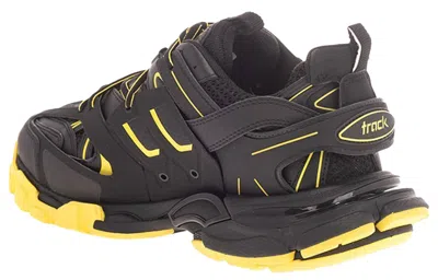 Balenciaga Track Sneaker 'black Yellow' In Multi