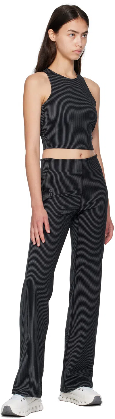 On Black All-day Ribbed Lounge Pants