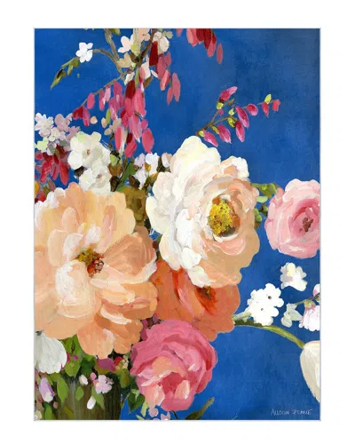 Empire Art Direct Midnight Flowers I In Blue