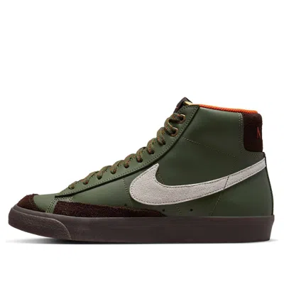 Nike Blazer Mid '77 Vintage "army Olive" Sneakers In Green