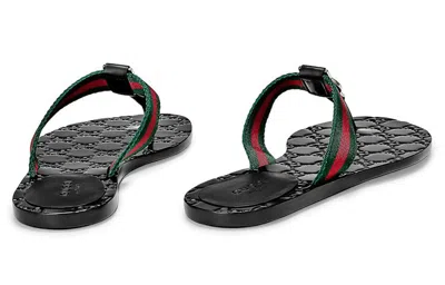 Gucci (wmns)  Gg Thong Web Sandal 'black'