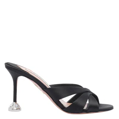 Aquazzura Kiss Me Quick Crystal Pump Sandals