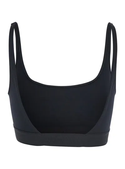 Tom Ford Logo Underband Bralette Bra In Blue