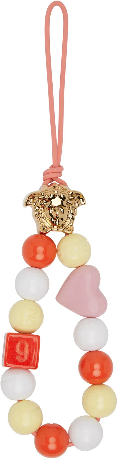 Versace Multicolor 'la Medusa' Charm Keychain