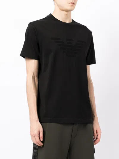 Emporio Armani Embroidered-logo T-shirt