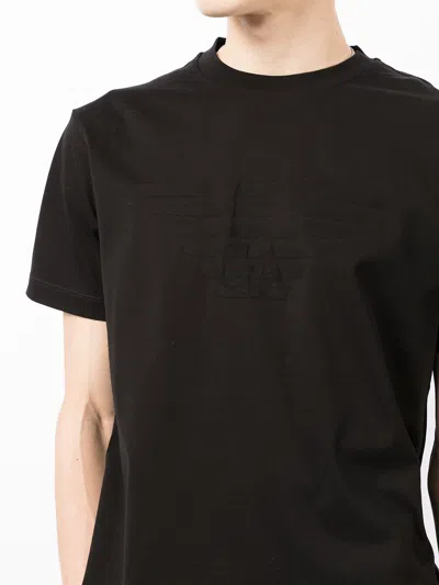 Emporio Armani Embroidered-logo T-shirt