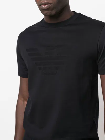 Emporio Armani Embroidered-logo T-shirt
