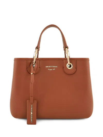 Emporio Armani Women's Myea Small Tote Bag In Brown
