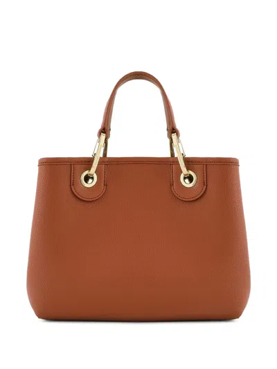 Emporio Armani Women's Myea Small Tote Bag In Brown