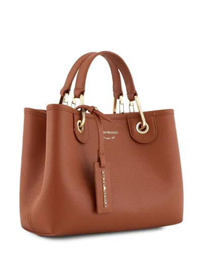 Emporio Armani Women's Myea Small Tote Bag In Brown