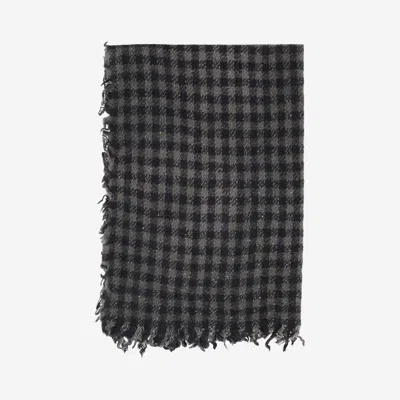 Faliero Sarti Paoletto Cashmere And Wool Blend Scarf In Blue
