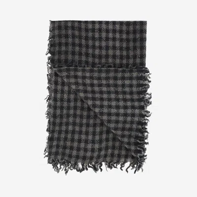 Faliero Sarti Paoletto Cashmere And Wool Blend Scarf In Blue