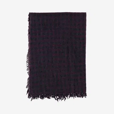 Faliero Sarti Paoletto Cashmere And Wool Blend Scarf In Black