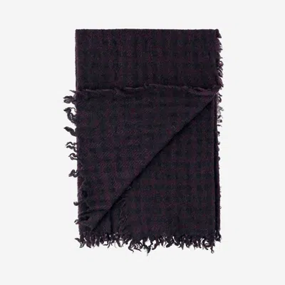 Faliero Sarti Paoletto Cashmere And Wool Blend Scarf In Black