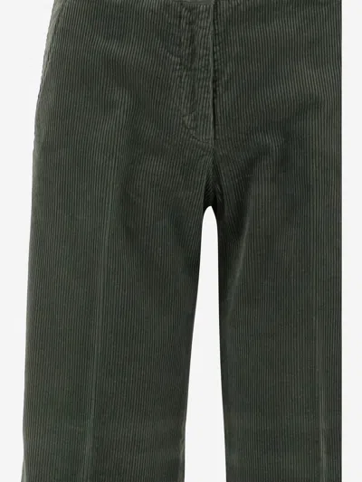 Ql2 Stretch Cotton Melody Pants In Blue