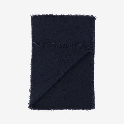 Faliero Sarti Altea Wool Blend Scarf With Sequins In Black