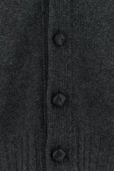 Bottega Veneta Cardigan In Lana In Black