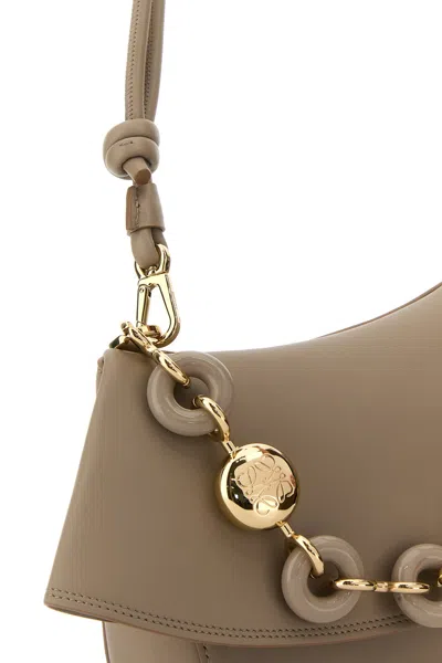 Loewe Borsa A Spalla Ola Media In Pelle Sabbia Donna