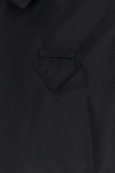 Prada Giubbino Imbottito In Re-nylon Nero Uomo In Black