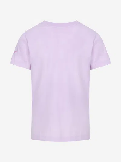 Nike Girls Swoosh Ribbon T-shirt In Purple