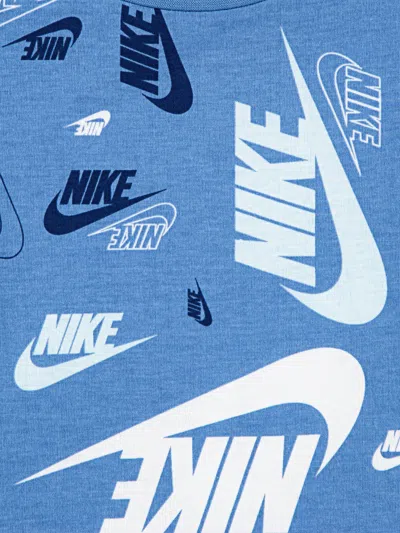 Nike Boys Nsw Aop Light Weight Short Set In Blue