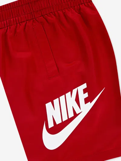 Nike Kids Woven Short Set In Gray