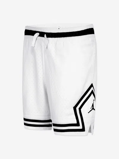 Jordan Boys Mj Dri-fit Sport Diamond Shorts In White