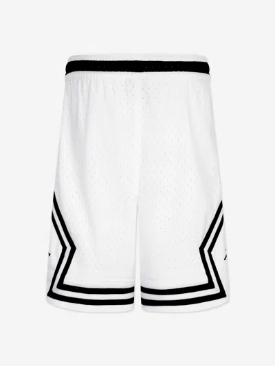 Jordan Boys Mj Dri-fit Sport Diamond Shorts In White