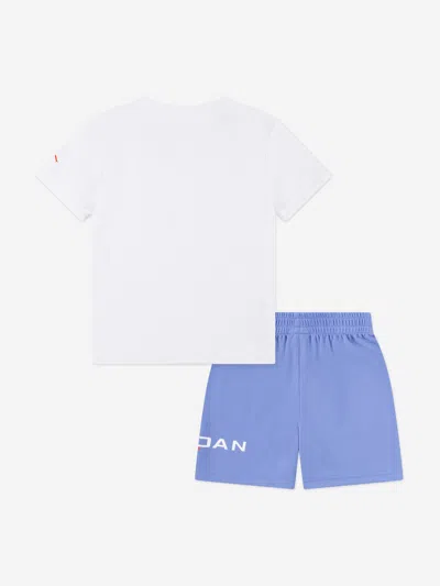 Jordan Kids Mj Baseline Mesh Short Set In White