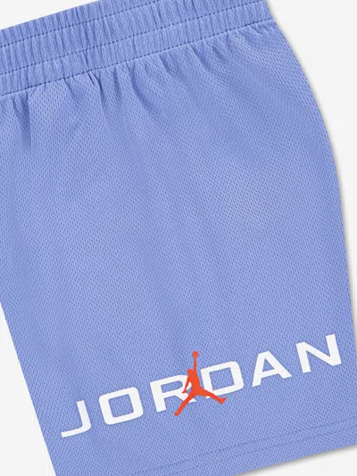 Jordan Kids Mj Baseline Mesh Short Set In White