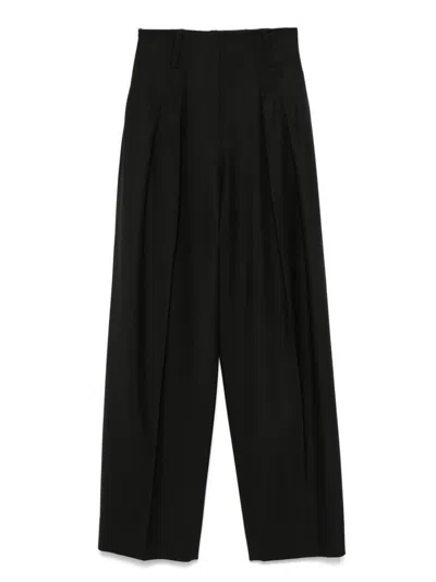 Victoria Beckham Trousers Blacks And Greys In Black