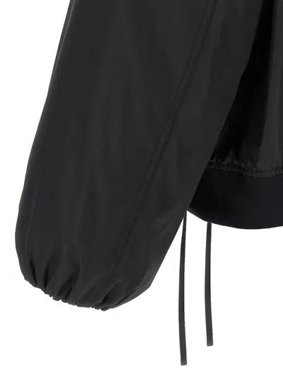 Jil Sander Black Polyester Jacket In Black