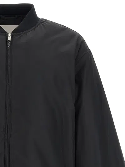 Jil Sander Black Polyester Jacket In Black