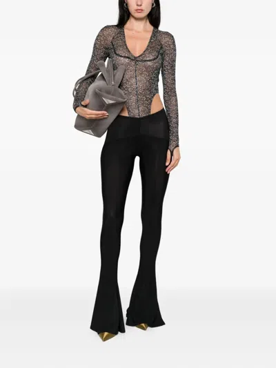 Knwls Black Haze Bodysuit In Gray