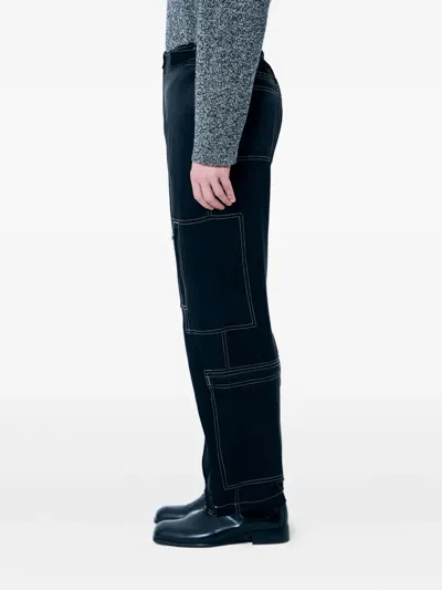 Nomarythm Textile T.d. Satin Topstitched Trousers