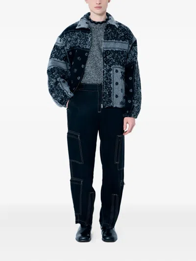 Nomarythm Textile T.d. Satin Topstitched Trousers
