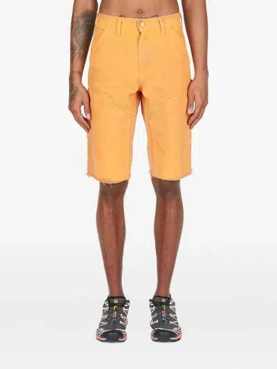 WASHED DENIM SHORTS