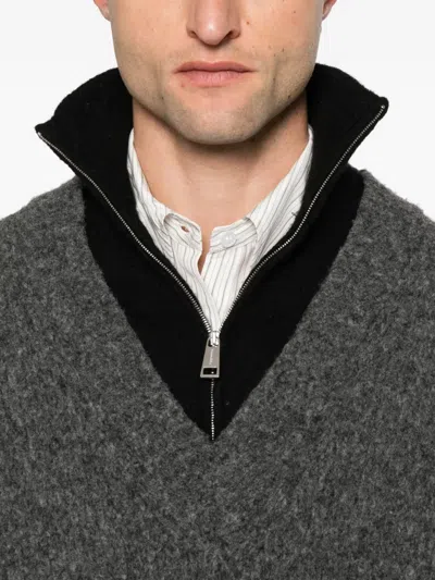 Nanushka Zip-up Sweater In Multi