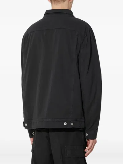 Stan Ray Button-fastening Overshirt In Black